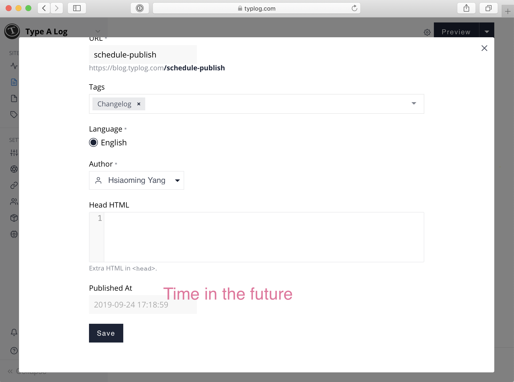 Enter a future time Enter a future time