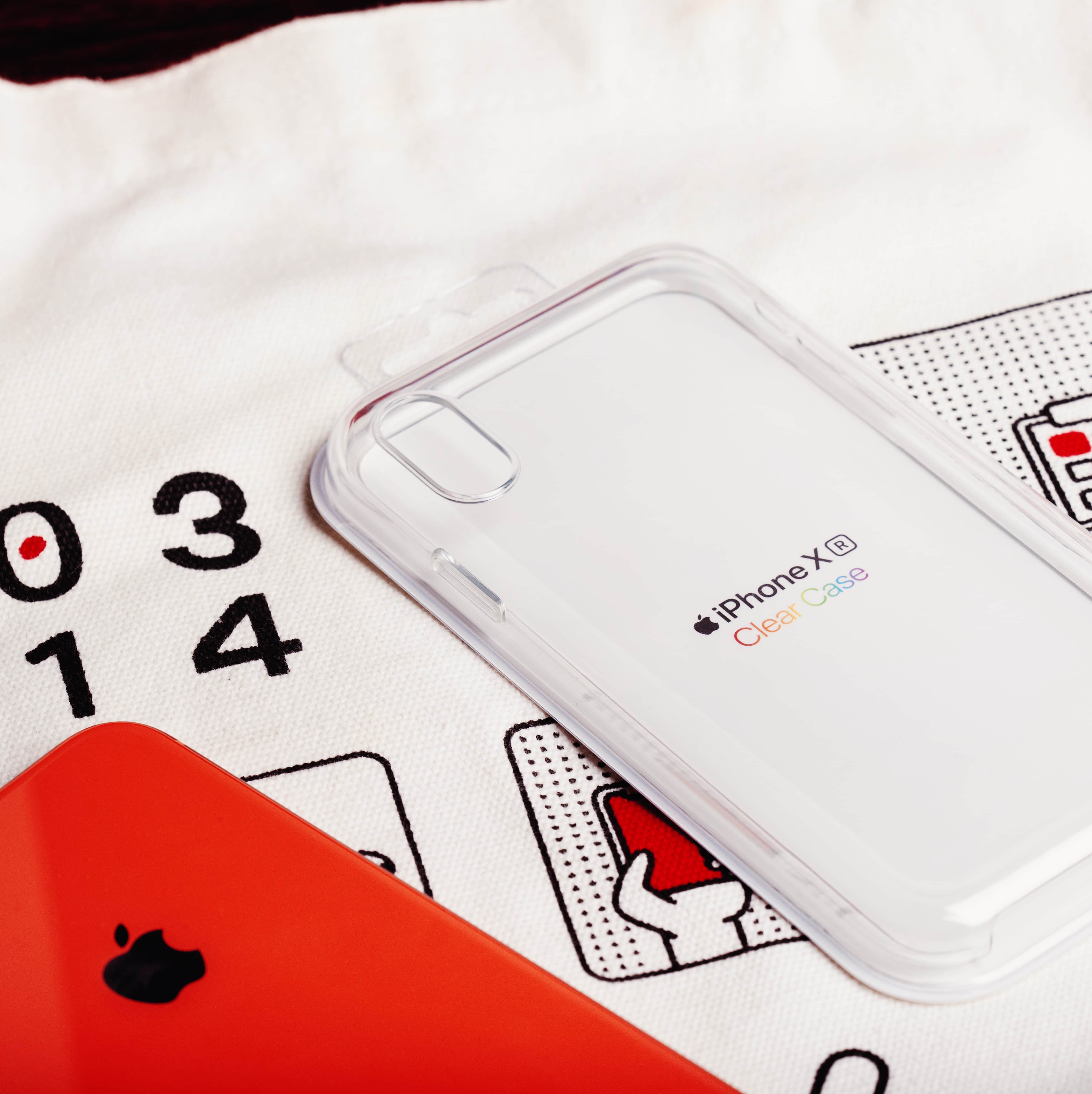 iPhone Xʀ With Clear Case iPhone Xʀ With Clear Case