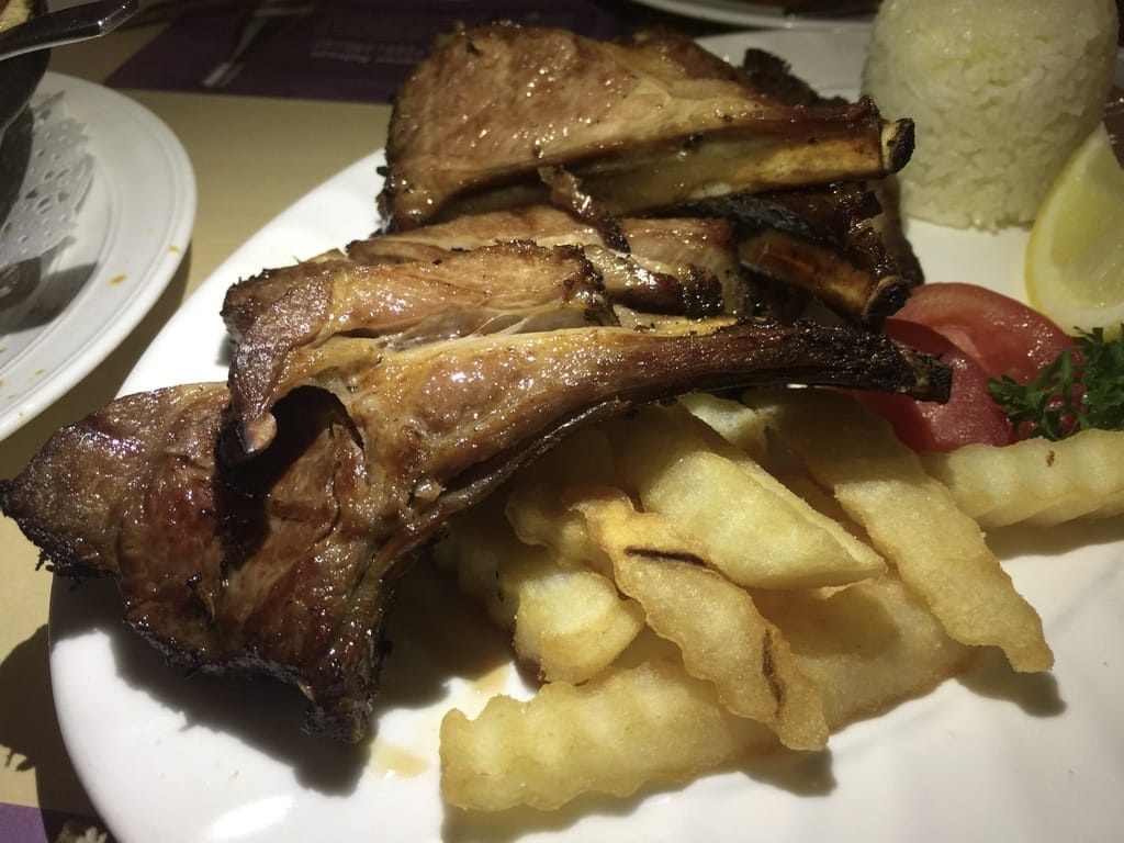 招牌炭燒羊扒